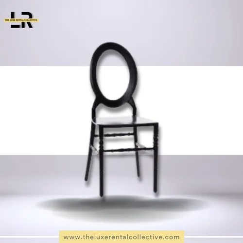 All Black O-Back Chair (R)