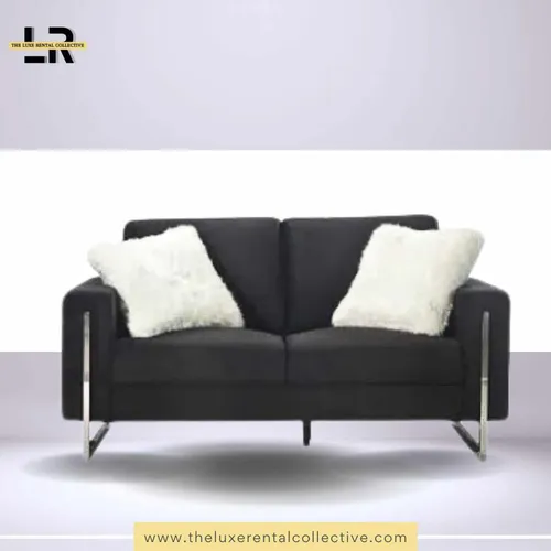 Lockdown Velvet loveseat Sofa (SH)