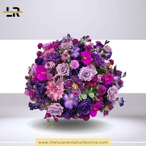 Plum Purple Luxury Flower Ball (R)