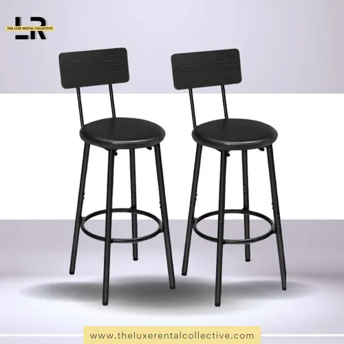 Black Barstool Chair (R) 