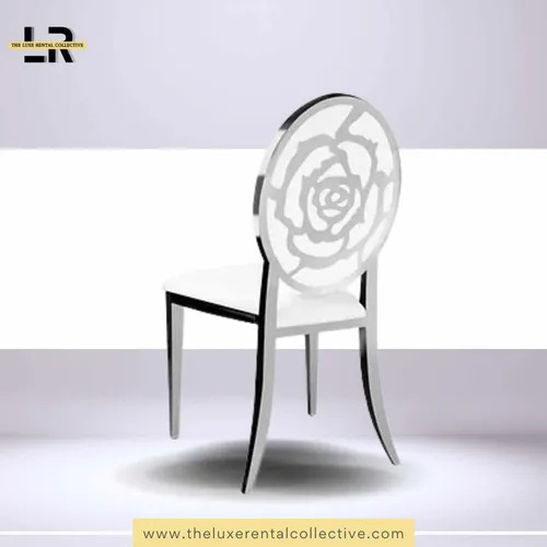 Silver Rose Back Chair (R)