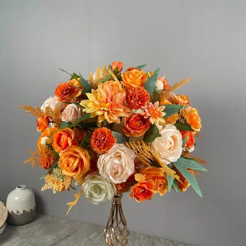 Orange Luxe Flower Ball (R)