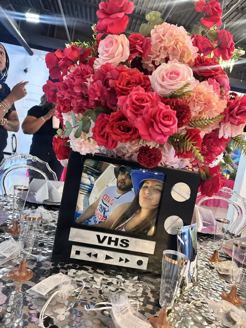TV Table Top Centerpiece