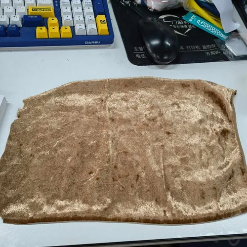 Mocha Brown Velvet Drapes (R)