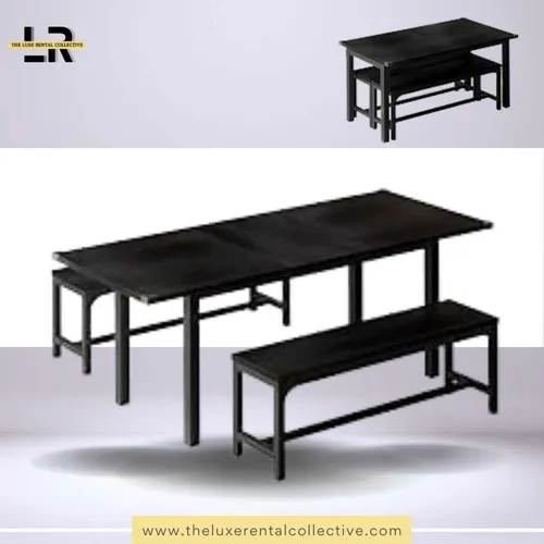 Black Dining Table set (SH)