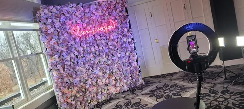 Purple/Pink Flower Wall