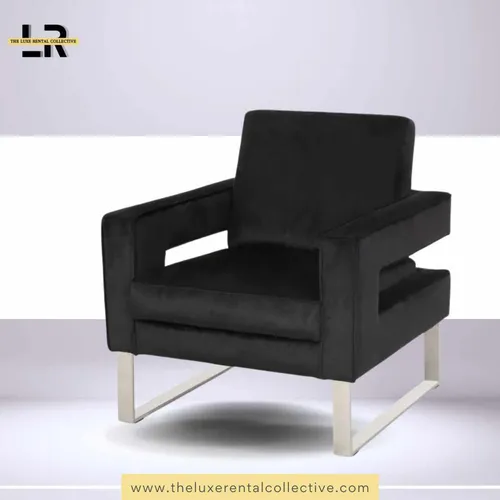 Lockdown Velvet Chair (Single Seater) (SH)