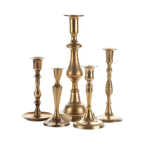 Brass candle holders