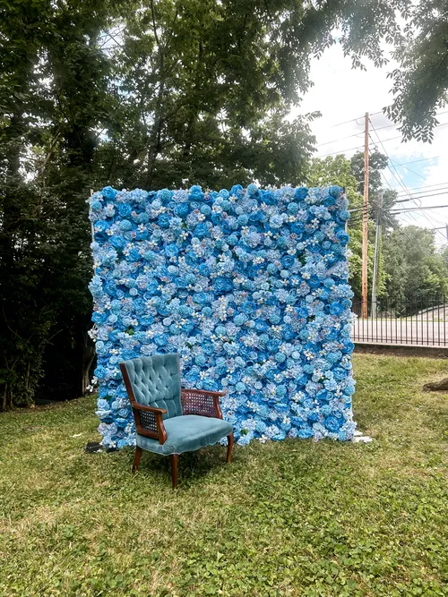 Blue Flowerwall