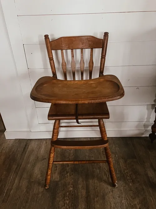Wooden High Chair
