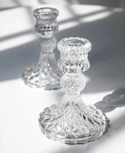 Glass Candle Holders