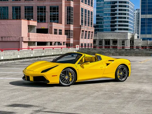 Ferrari 488 GTB Spider - (Yellow)