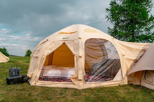 Хийлэлдэг майхан / Дугуй /