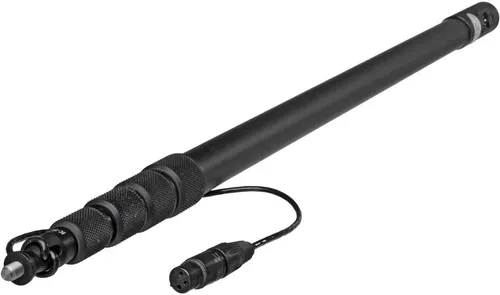 K-Tek KE-110CCR Avalon Series Aluminum 5-Stage Boompole w/ Internal XLR Cable (9’2”)