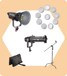 Spotlight Bundle, Large Daylight (Aputure C300d)