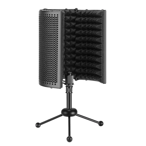 Monoprice Microphone Isolation Shield with Metal Frame and Acoustic Absorption Foam