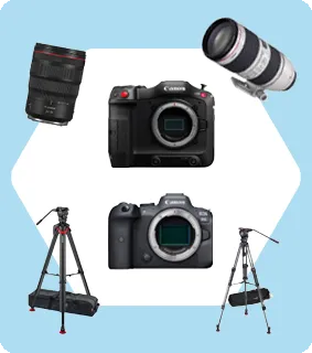 Dual 4K Camera Bundle (Canon EOS C70 & R6)