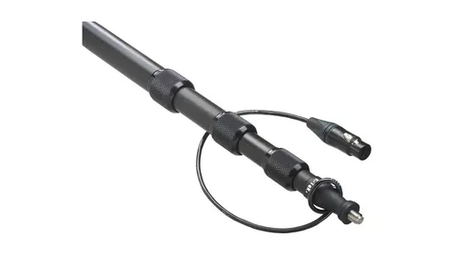 K-Tek KE-89CC Avalon Series Aluminum 4-Stage Boompole w/ Internal XLR Cable, 7’6”