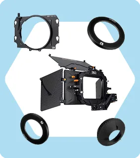 Bright Tangerine Misfit Kick 360 3-Stage Swing-Away Matte Box Bundle