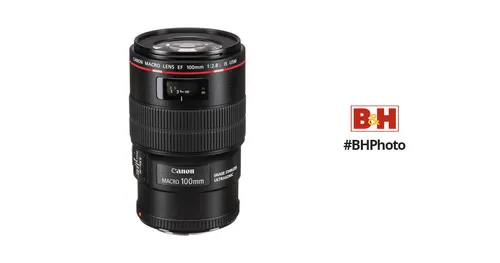 Canon EF 100mm f/2.8L Macro IS USM Lens (EF Mount)