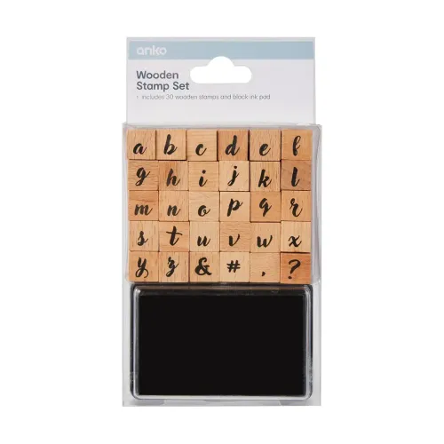 PERTH Letter Stamps & Ink Pad