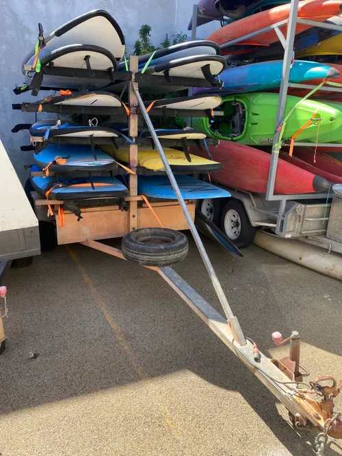 PERTH SUP Fleet on Trailer