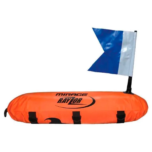 Dive flag with inflatable boy
