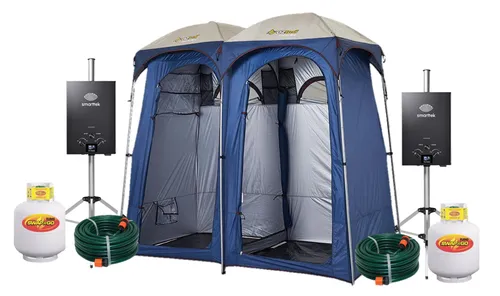 PERTH Portable Camping Shower, Double