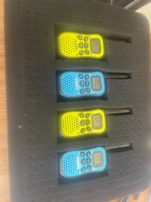 Perth UHF mini, set of 4 (blue/yellow)