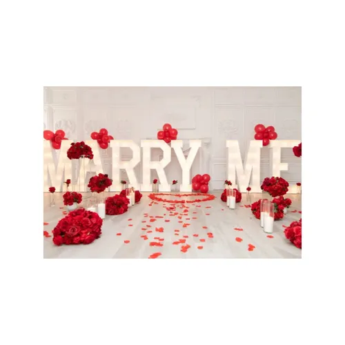4 ft Marry Me Letters