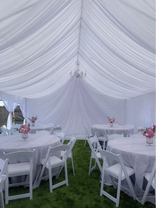 20x20 Draped Canopy Package
