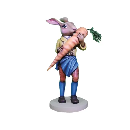 Figurina Iepure cu morcov 1,9m