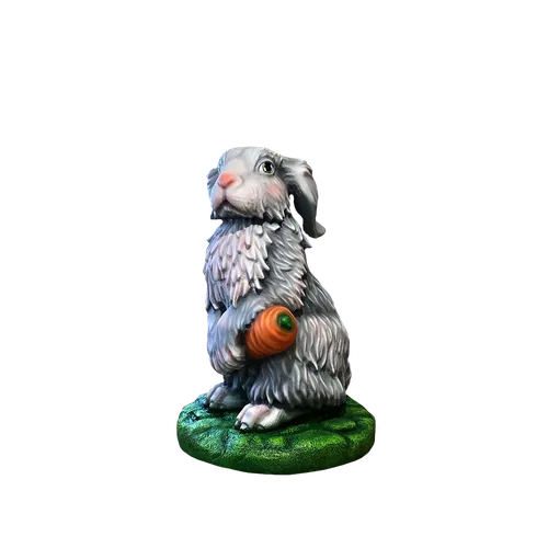 Figurina Iepure cu morcov 2.2m