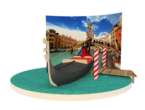 Scenery Lovers in Venice