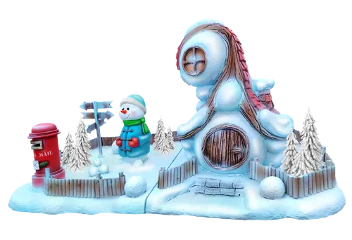 Scenery Snowball House