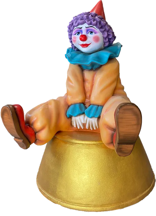 Figurina clovn in sezut