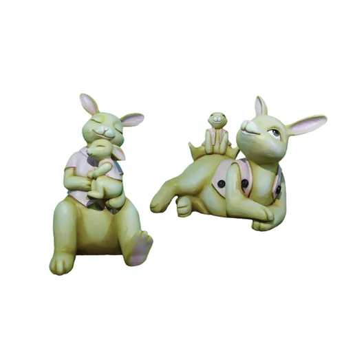 Figurina Iepure cu copil in brate ( set 2 bc ) 1,8 x 2,5m