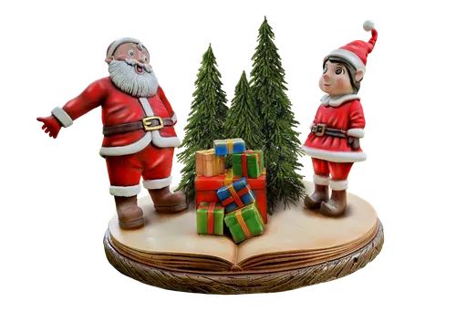 Scenery Santa`s Elf`s