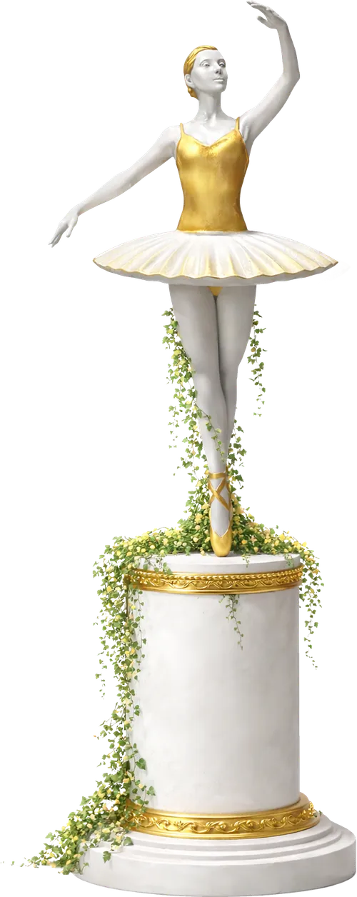 Figurina Balerina pe suport