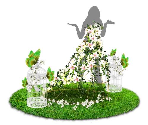 Insula Rochie suport metal decorat