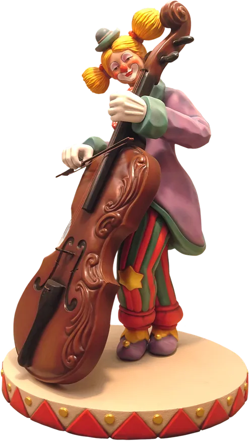 Figurina Clovn cu instrument muzical 3m