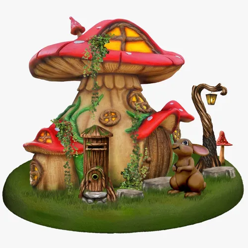 Insula casa Ciuperca