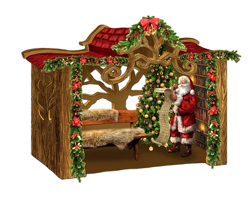 Scenery Santa`s Meeting Room