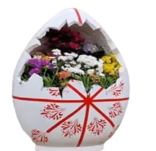 Ou spart si decorat cu flori 1,5m  