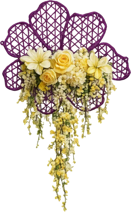 Element suspendat Floare decorata