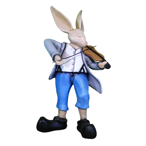 Figurina 1,8m iepure cu vioara