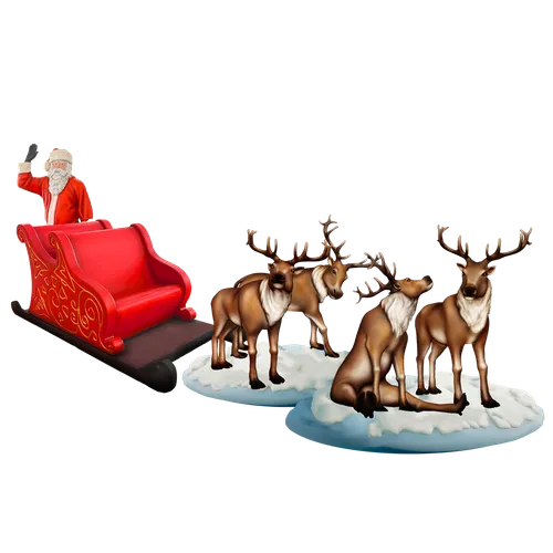 Sanie cu Mos instagramabila