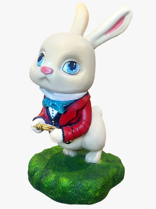 Figurina iepure cu ceas 1,7m 