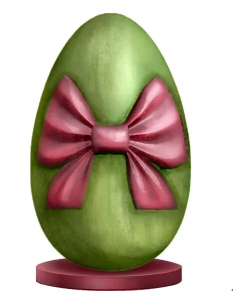 Ou cu funda roz si baza verde 2m