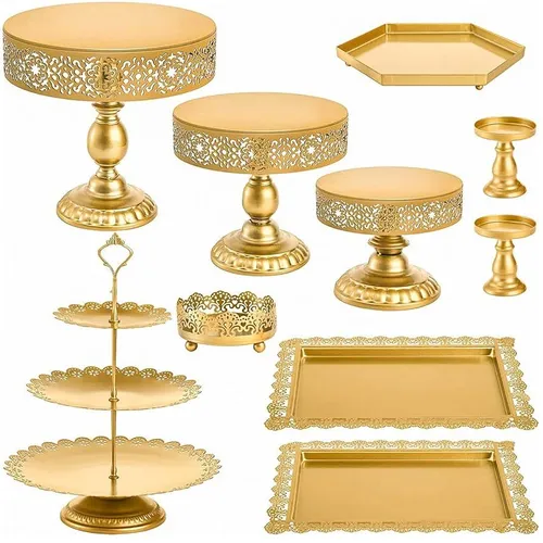Gold Cupcake holder Set